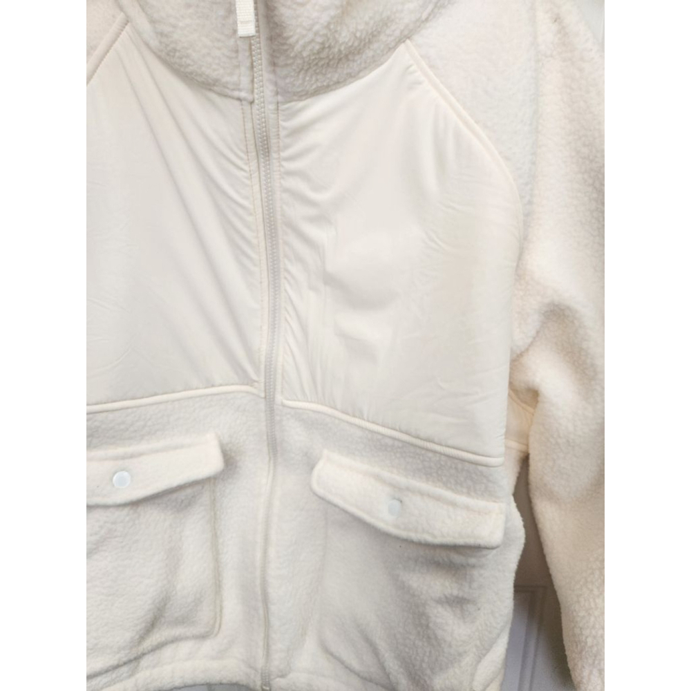 BLOGILATES Cream Bonfire Fleece Jacket XL - Picture 2 of 10